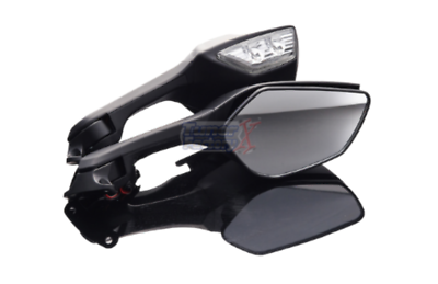 e-Mark on Turn Signals Mirror SET 2011 2012-2015 For Kawasaki