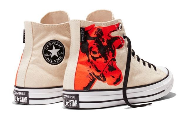 Converse X Andy Warhol Unisex Chuck Taylor All Star High 'Cow' | eBay