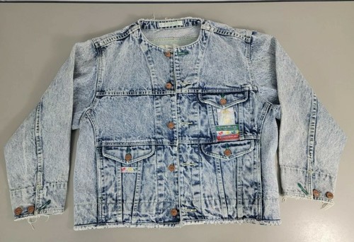 Vintage Code Bleu Womens Acid Wash Blue 