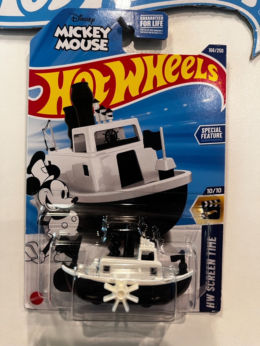 2025 HOT WHEELS MICKEY MOUSE DISNEY STEAMBOAT 10/10 SCREEN
