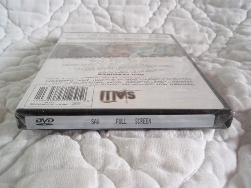 SAW DVD NEW FULL SCREEN HORROR GORE MURDER SERIAL KILLER CARY ELWES DANNY GLOVER - Picture 5 of 5