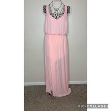 Show Me Your Mumu Rosebud Pink Kendall Maxi Chiffon Dress Women’s Size XL  NWT