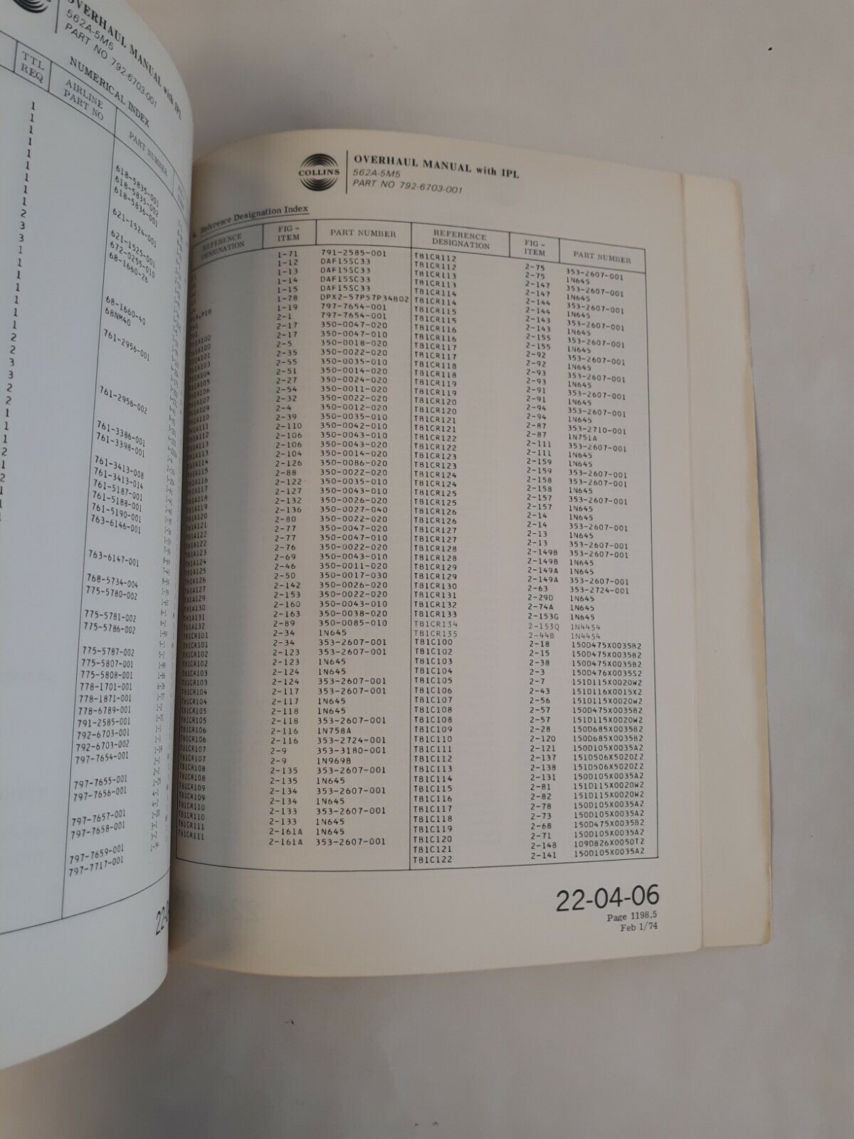 Collins 562A-5M5 Steering Computer Overhaul Manual. – G's Plane Stuff