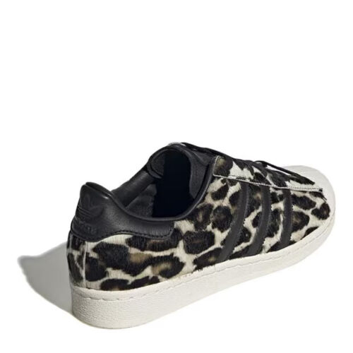 Entrenadores de cuero para hombre ADIDAS ORIGINALES SUPERSTAR 82 - todos los tamaños - leopardo/poni. - Imagen 4 de 6