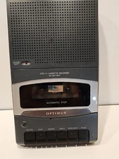 Vintage Optimus/RadioShack CTR-111 Portable Cassette Player Recorder  Works
