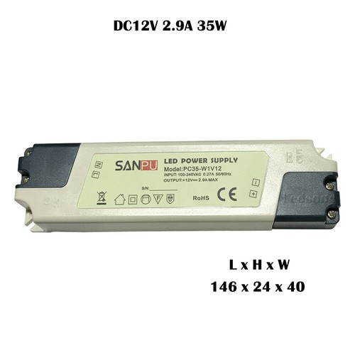 DC 12V LED Trafo Netzteil Treiber 7W-60W LED Driver Transformator IP20 Trafo - Bild 24 von 27
