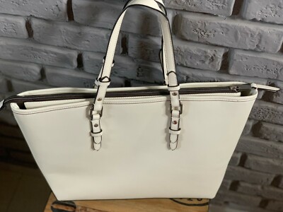 BATA Tagesschultertasche weiß Casual-Elegant wie NEU