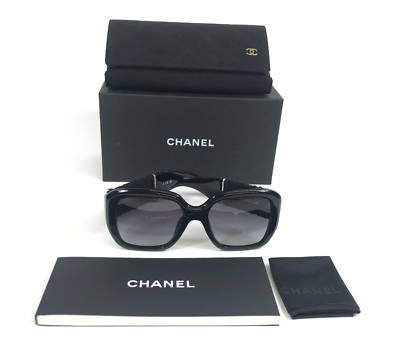 Chanel Sunglasses 5512-A c.622/S6 Polished Black Tweed Asian  display picture 1