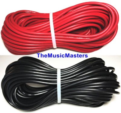 12 Gauge 50' ft each Red Black Auto PRIMARY WIRE 12V Auto Wiring Car Power Cable