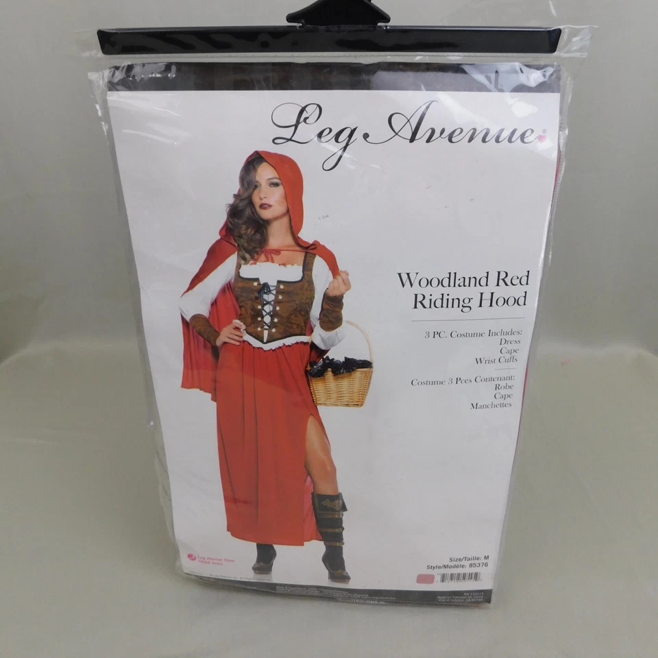 Sexy Disfraz de Halloween Leg Avenue Woodland Caperucita Roja para Mujer, Mediano #3397 Foto 3 de 4