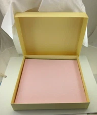 Photo Album XLarge 15x13 Post Binder LEATHER Cover Graphic Image Pink