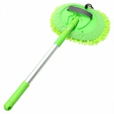 Proven Part Microfiber Car Wash Brush Cleaning Mop Auto Truck 40" Long Handle Ex