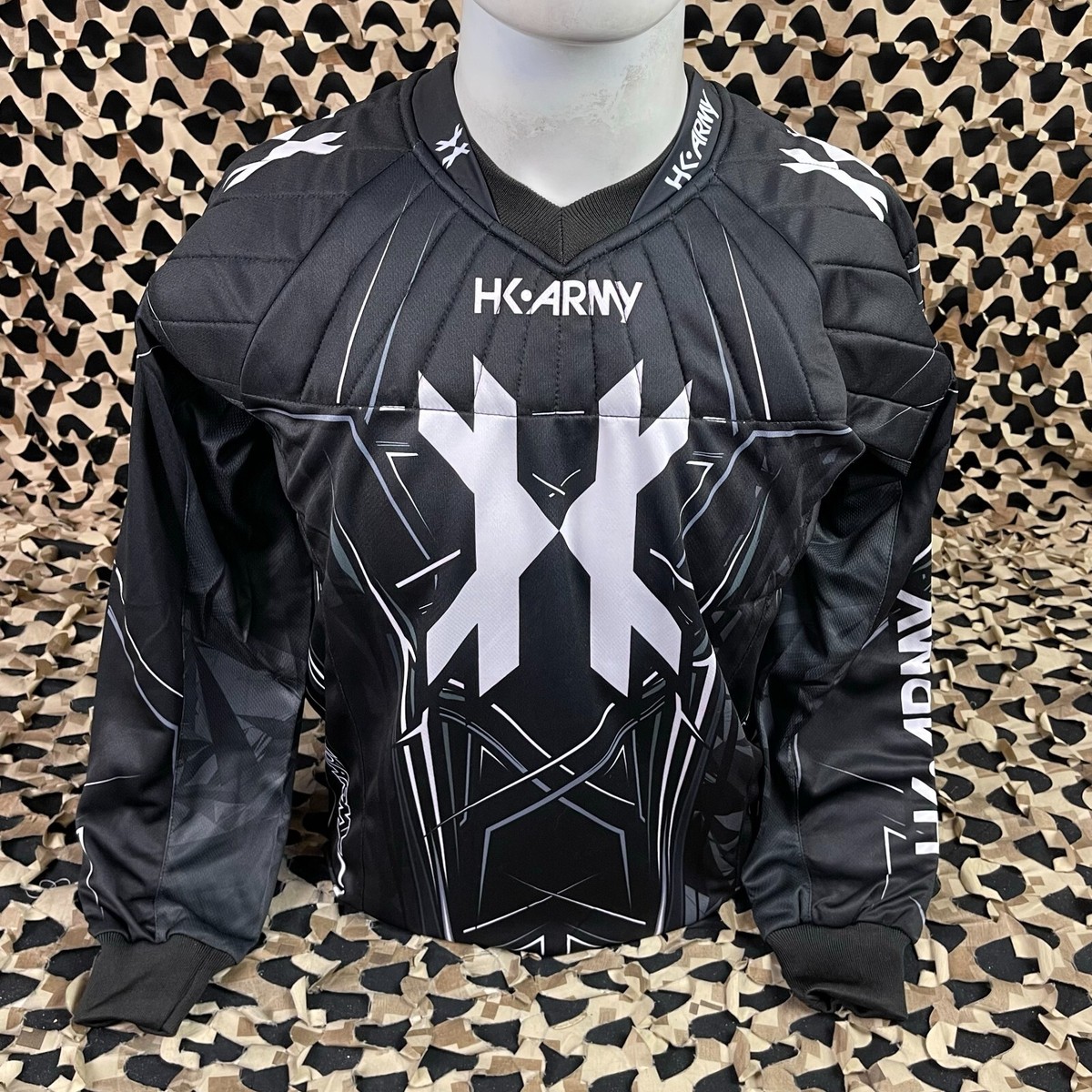 NEW HK Army HSTL Paintball Jersey Black/Grey Youth