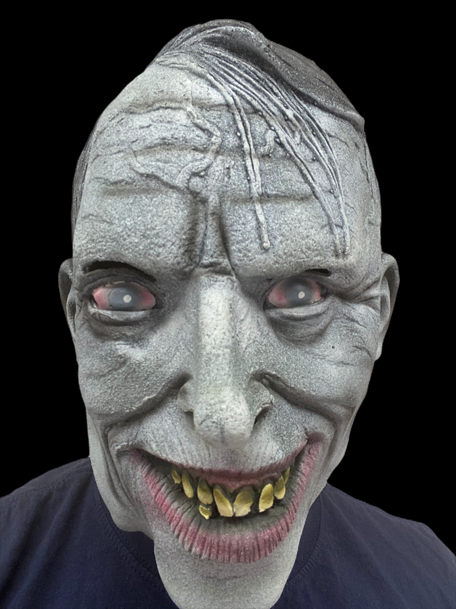 Zombie Walker Vollgesichtsmaske – Latex, Einheitsgröße, Gruselig Verrottetes Fleisch Design