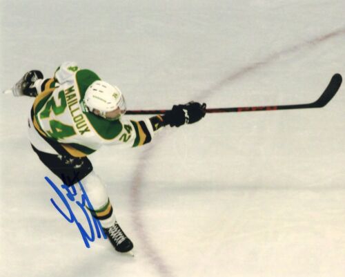 LOGAN MAILLOUX SIGNED AUTOGRAPH LONDON KNIGHTS 8X10 PHOTO   MONTREAL CANADIENS 2 - Picture 1 of 1