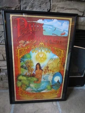 1969 Bill Ogden PALM SPRINGS Dessert Psychedelic Poster RARE EX Condition $170