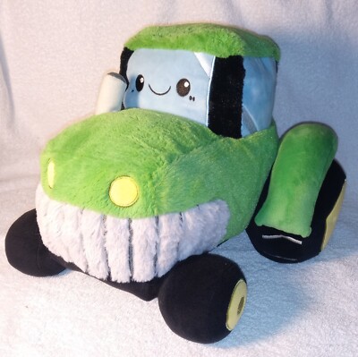 Squishable Go! Green Tractor 12” Plush Stuffed HTF Rare