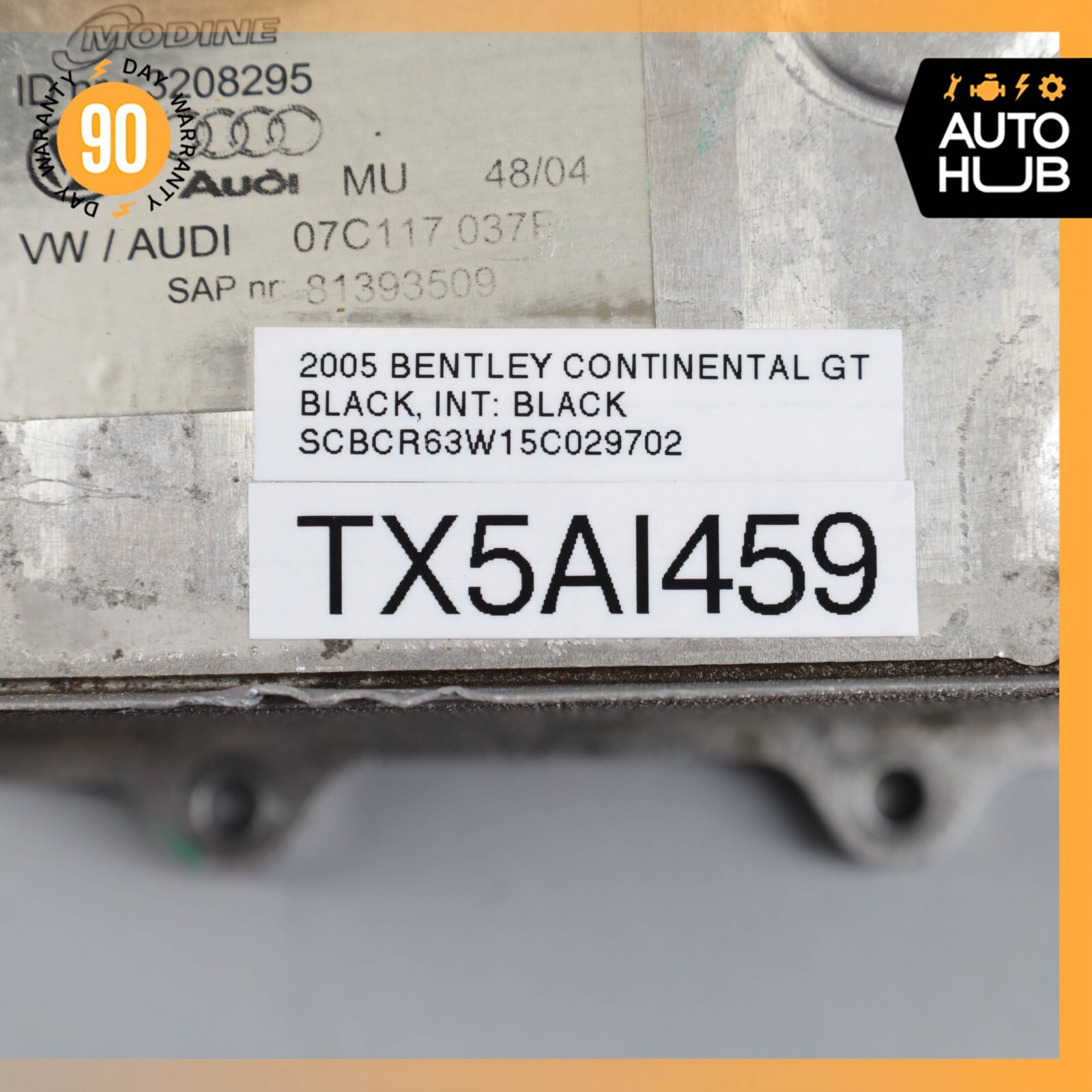 03-06 Bentley Continental GT Flying Spur Engine Oil Cooler Radiator OEM