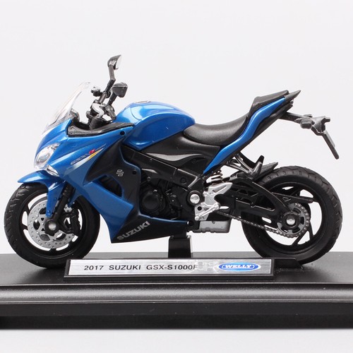 1:18 Welly 2017 Suzuki GSX-S1000F GSX S1000F motorcycle model Diecast Toy Bike - Picture 7 of 14
