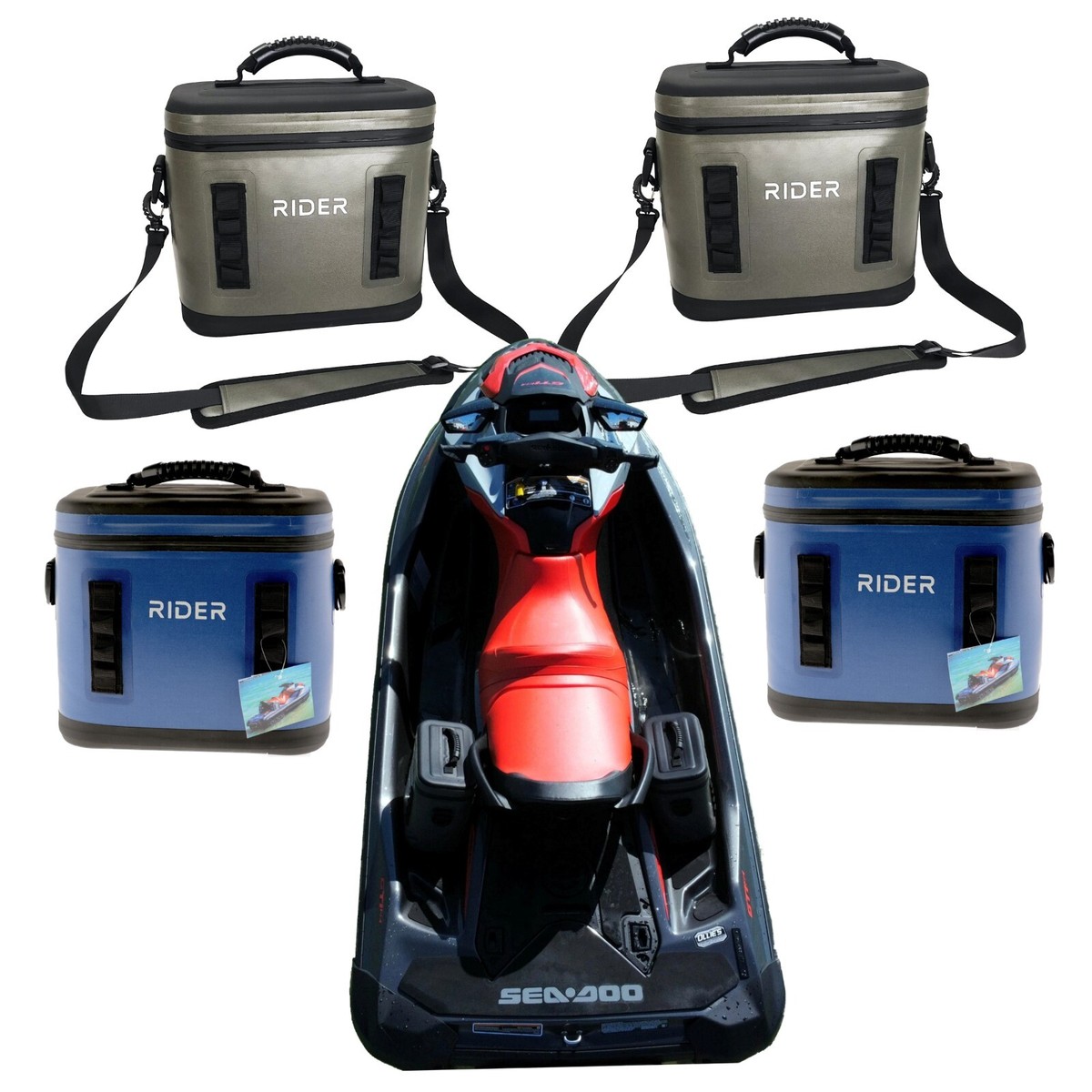 SEA-DOO　Rinq バッグ Amazon.com: Sea-Doo New OEM, LinQ Seat Bag With interior