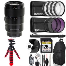Sony FE 90mm f/2.8 Macro G OSS Lens 7 Piece Filter  More - 128GB Accessory Kit