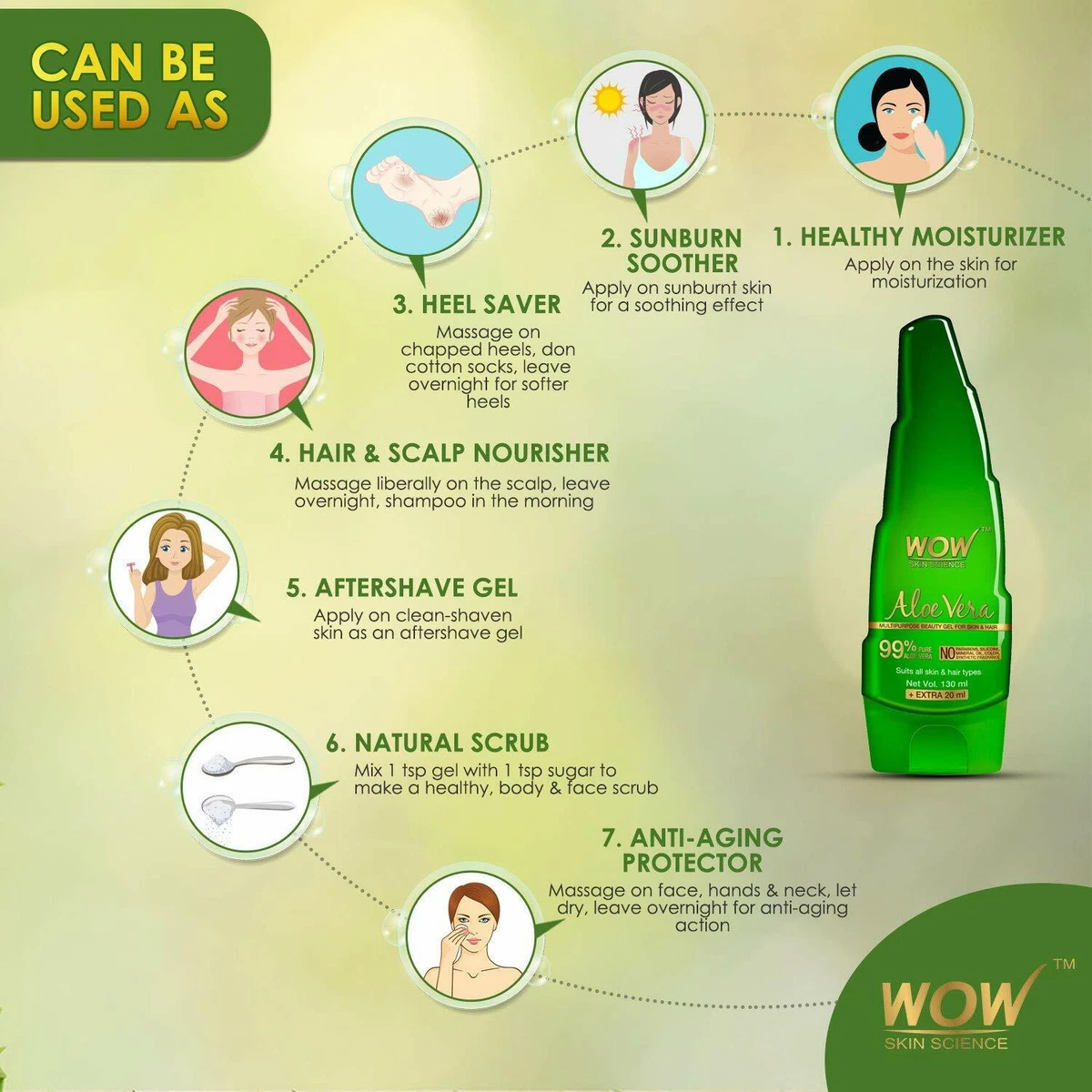 Aloe vera gel for body massage sale