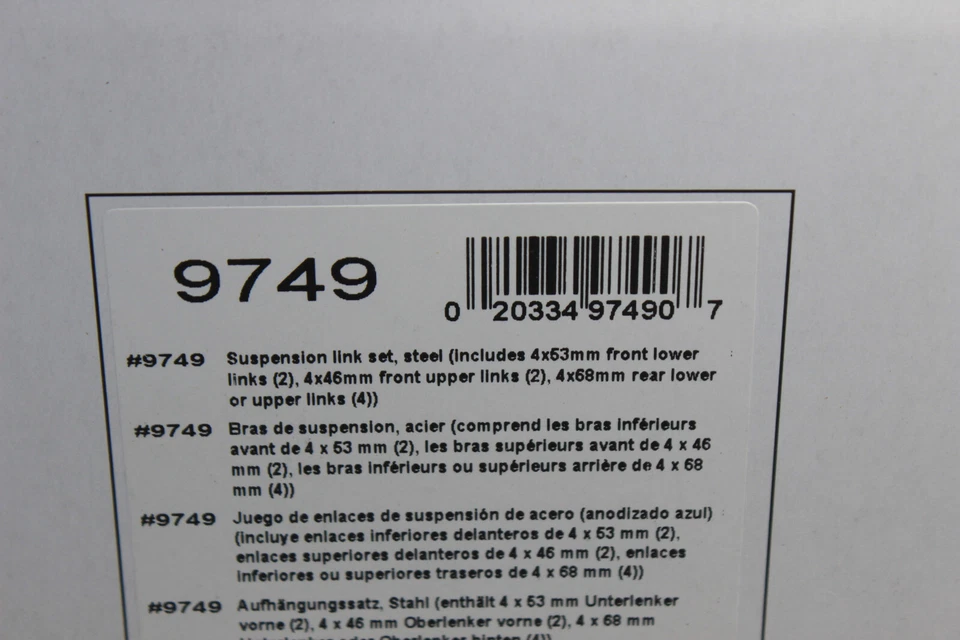 Traxxas TRX 9749 Suspension Link Set Stahl vorne + hinten Ford Bronco 1:18  NEU - Bild 2 von 3