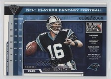 2001 Pacific Private Stock Titanium 188/2000 Chris Weinke #3 0n8