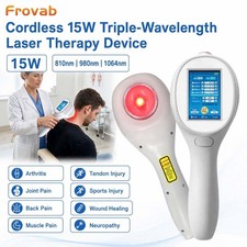 15W Class IV Laser Therapy 810 980 1064nm for Muscle Spasms Sports Injuries