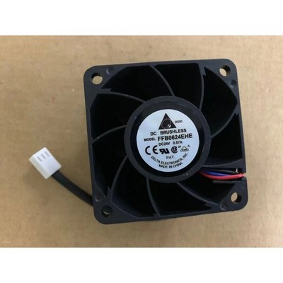 For Delta FFB0624EHE 6038 60mm 6cm DC 24V 0.57A axial case cooling fan