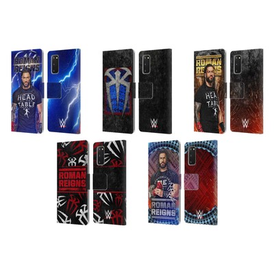 OFFICIAL WWE ROMAN REIGNS LEATHER BOOK WALLET CASE COVER FOR SAMSUNG PHONES 2