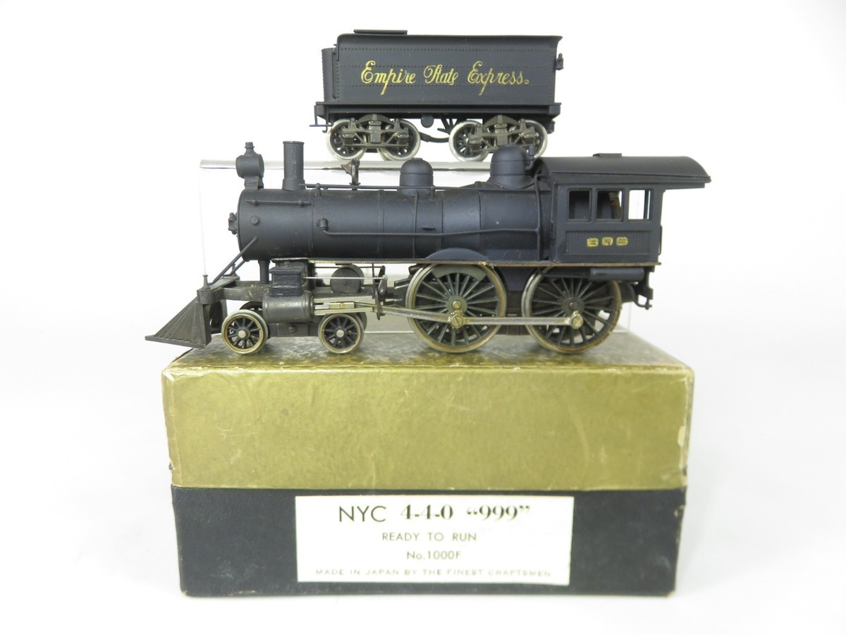 Gem Models Brass HO Scale NYC New York Central 4-4-0 999 Steam