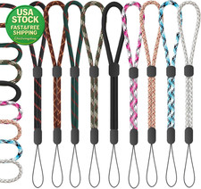 8Pcs Adjustable Nylon Hand Wrist Lanyard Strap for Phone Camera USB ID Badge