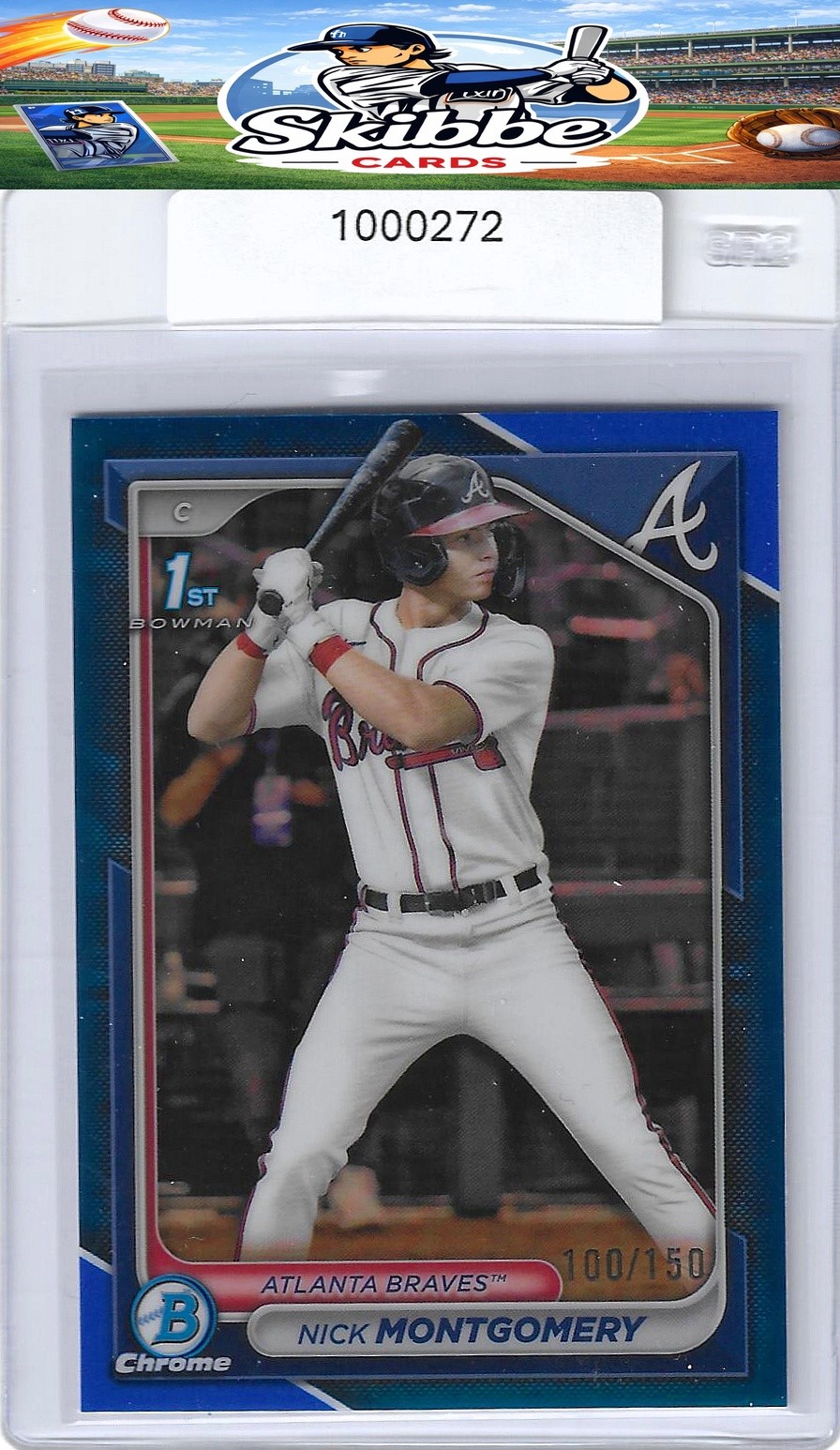 2024 Bowman Draft #BDC-129 Nick Montgomery Chrome Blue Refractor #/150