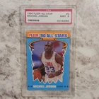 Fleer 1990-91 Michael Jordan All-Star Insert #5 PSA 9 NBA Basketball Card