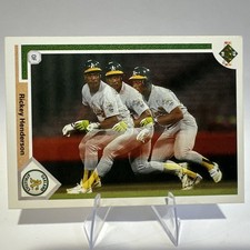 1991 Upper Deck - Rickey Henderson - Oakland Athletics #444