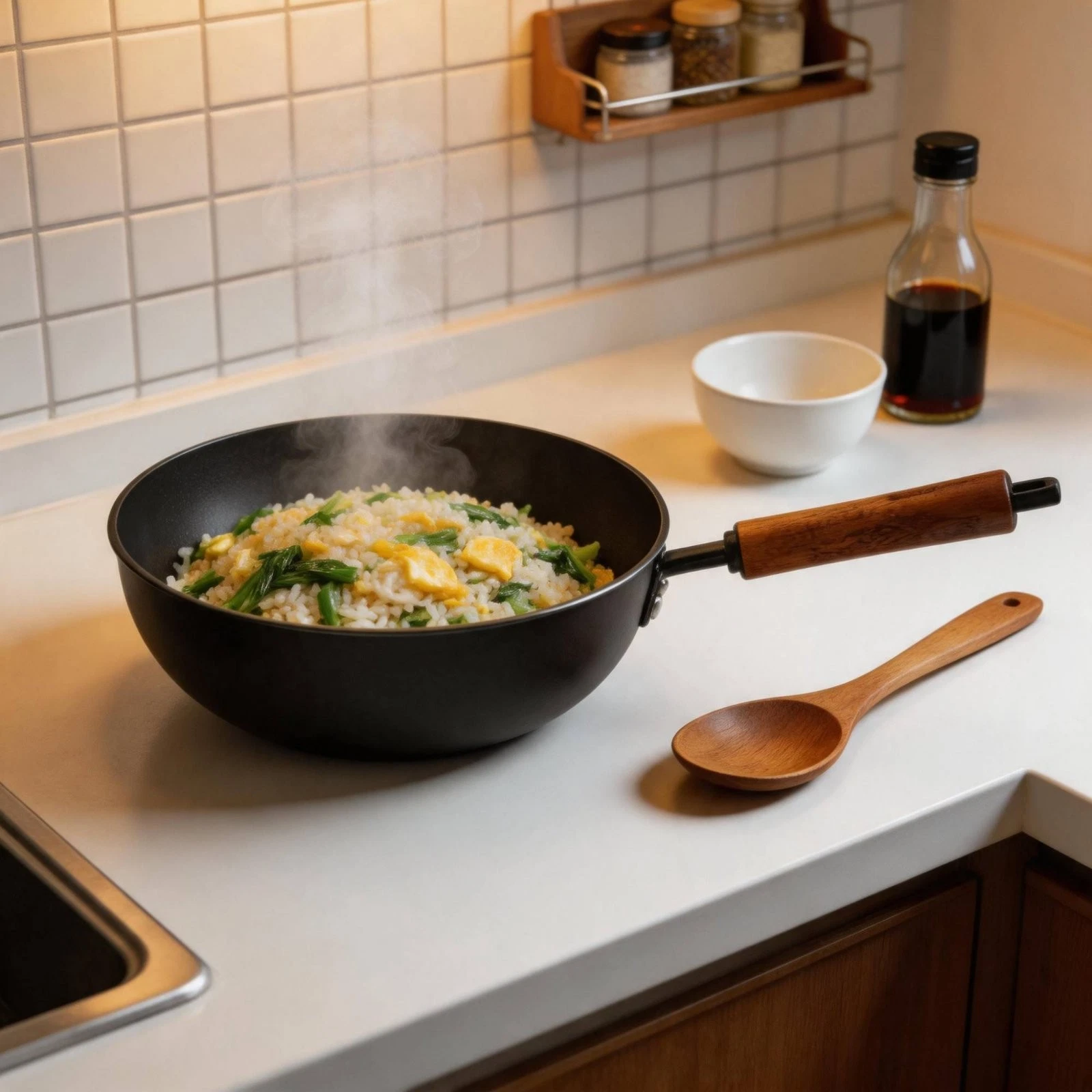 Hand Handcrafted Wok Nonstick Cast Iron Combine Fry Nonstick-Stick Surface
Opens in a new window or