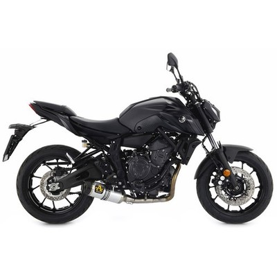 KOMPLETTER AUSPUFF ARROW MIT KAT. EURO5 UND ALUMINIUM ENDSTÜCK YAMAHA MT-07 21-24