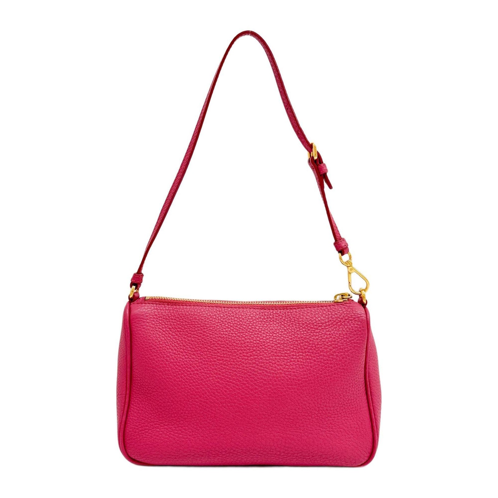 PRADA Pink Leather Shoulder Bag thumbnail 2