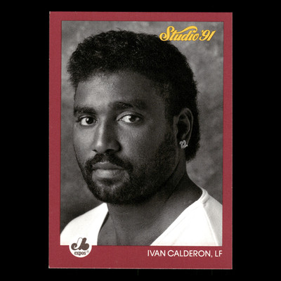 Ivan Calderon #194 1991 Studio Montreal Expos Baseball Card MLB