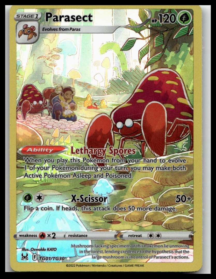 Parasect Ultra Rare SWSH11: Lost Origin Trainer Gallery TG01/TG30 NM