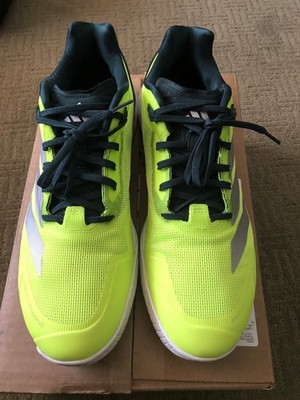 Adidas Defiant Speed 2 Lucid Lemon Pro Tennis Shoes All Court Men s Sz 12