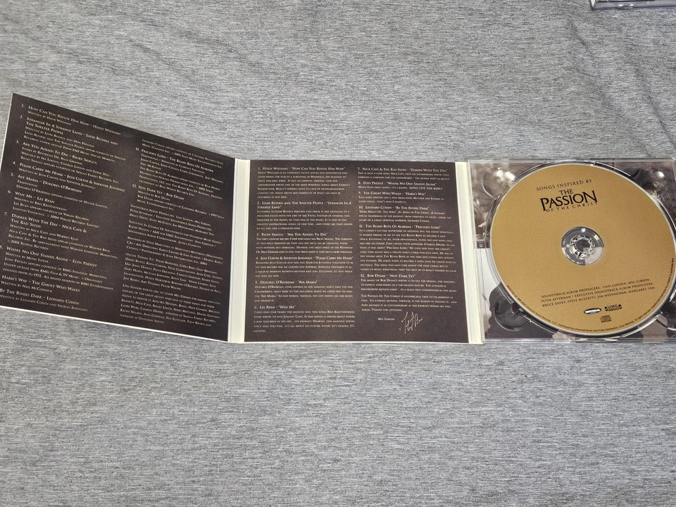 CD Songs Inspired By The Passion Of The Christ Soundtrack 2004 Various Artists Foto 2 de 4