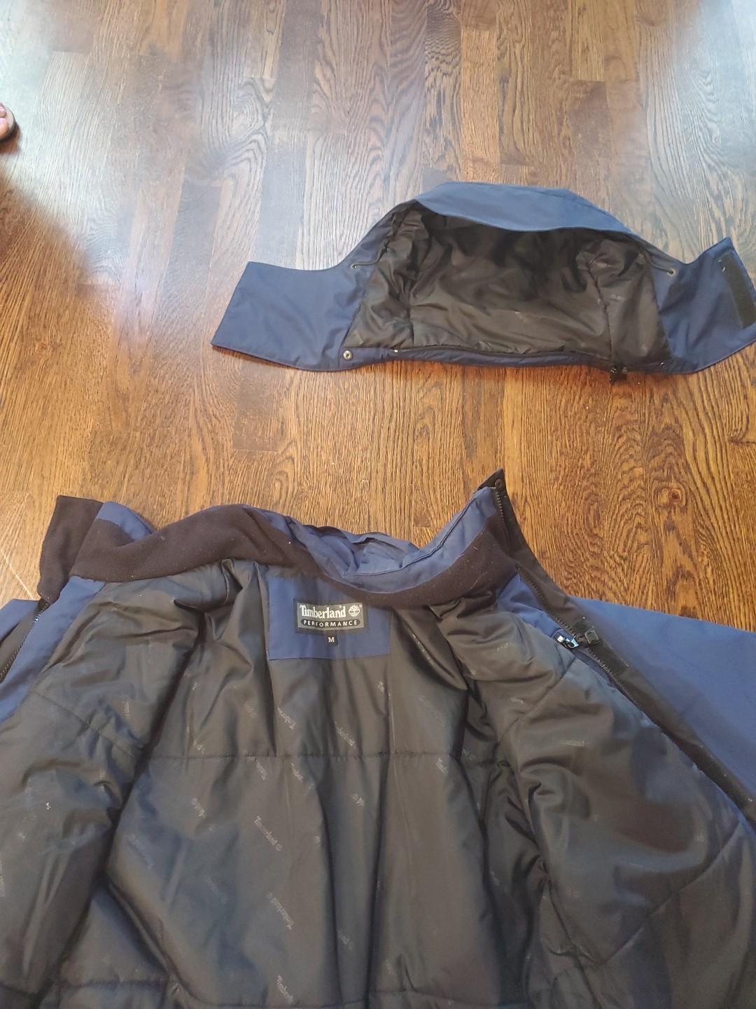 Timberland Performance Ski Jacket Medium Navy Nyl… - image 6