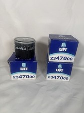 Image of 3x UFI 2347000 Oil Filter fits RENAULT CLIO 1.2 01 to 22 7700112686 7700867824