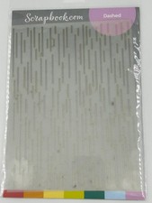 Scrapbook.com Dashed Stencil Vertical Lines Paper Craft Made in USA