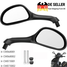 Paar Spiegel Schwarz für Gilera Runner 125 180 200 50 SP Piaggio NRG Power TPH