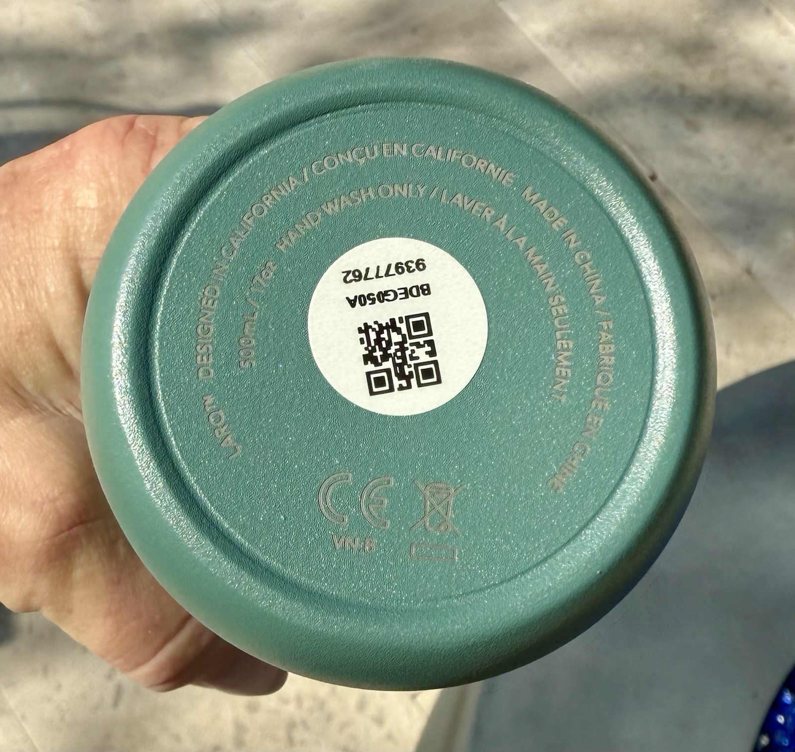 LARQ APPLE Purification Self Cleaning Water Bottle 17oz 500ml Eucalyptus NEW**