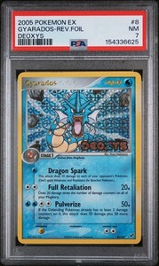Gyarados 8/107 EX Deoxys Reverse Holo Stamped