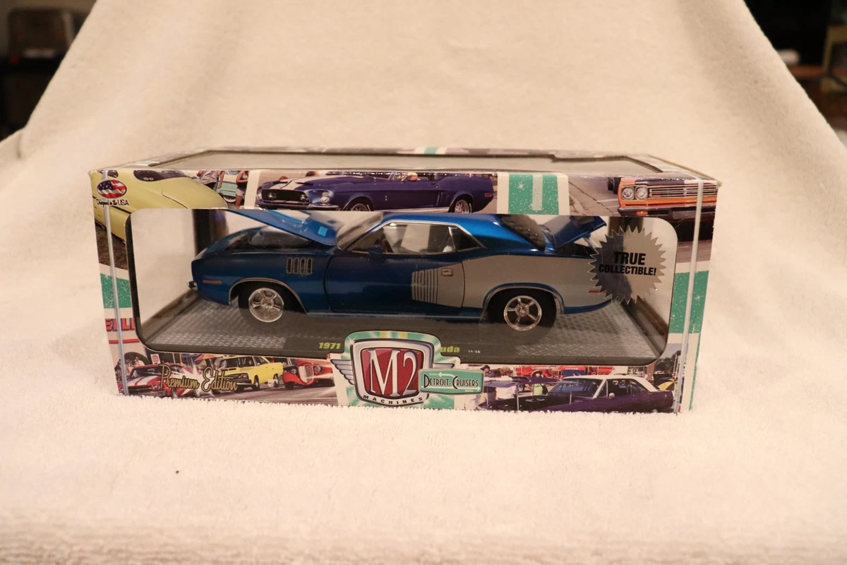 Plymouth HEMI Cuda 1971 M2 MACHINES 1/64 - voiture miniature de collection